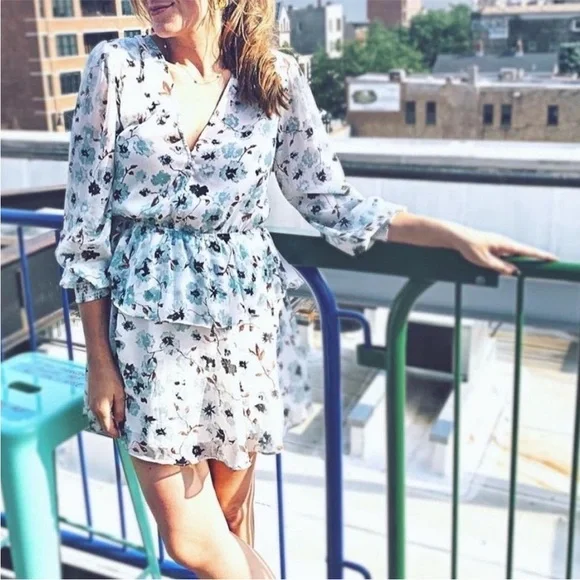 ✨REPOSH✨ Gentle Fawn Floral Tiered Mini Dress - Picture 12 of 14